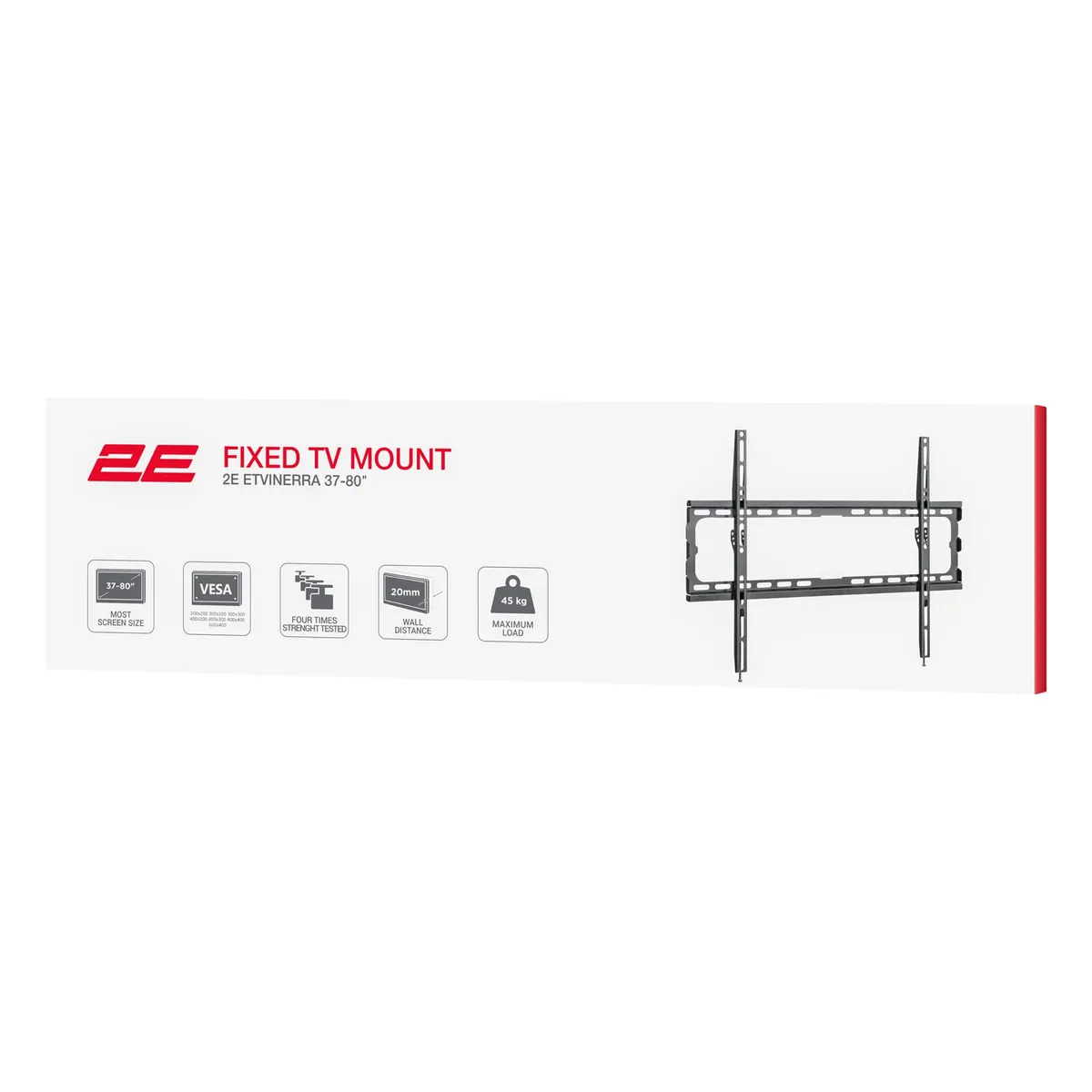 Кронштейн 2E Etvinerra 2ELPECO3780FIX (VESA600х400) - мініатюра 5