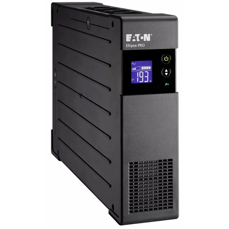 Джерело безперебійного живлення Eaton Ellipse PRO 1200 DIN, Lin.int., AVR, 8 х Schuko, USB, RJ-45, RJ-11, метал (ELP1200DIN) - мініатюра 2
