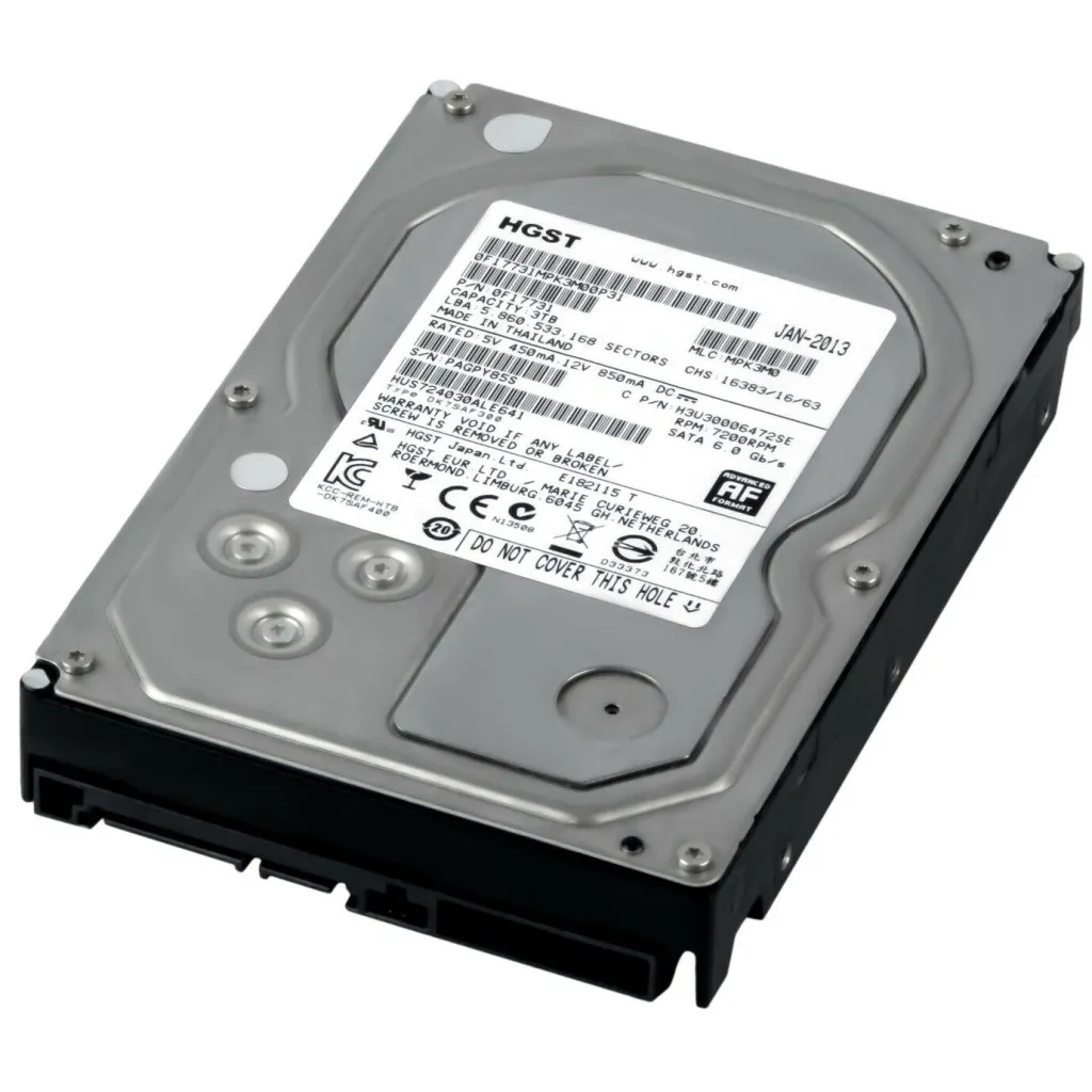 Накопичувач HDD SATA 2.0Tb Hitachi Deskstar 7K3000 7.2K 6G SATA 3.5 (HUA723020ALA640)_Refurbished - мініатюра 2