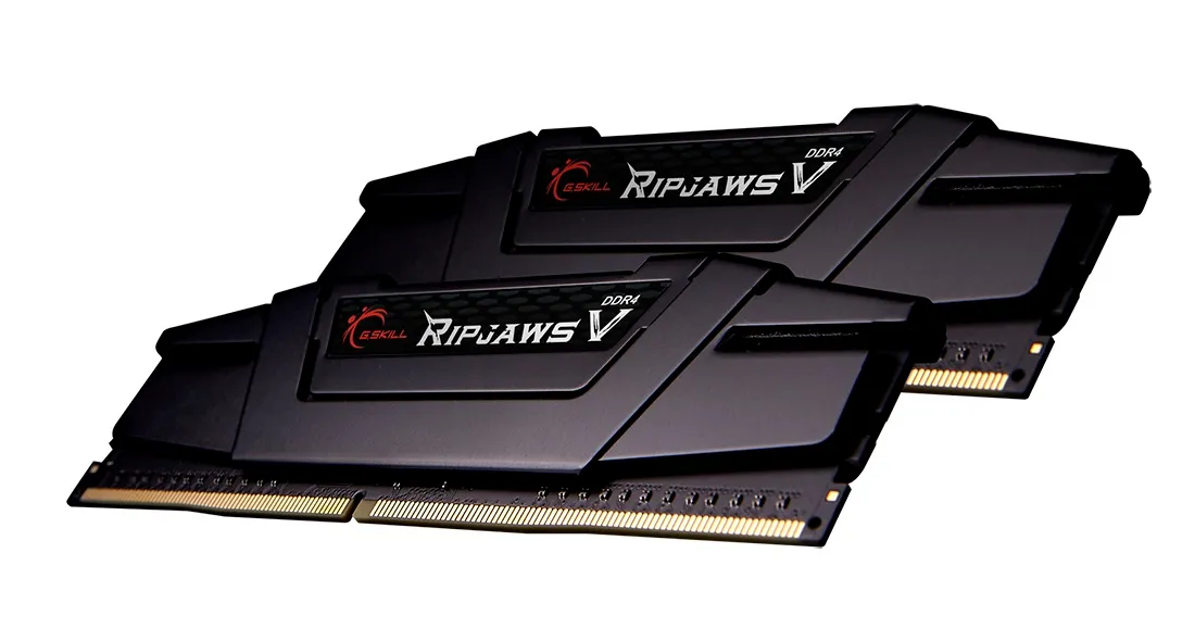 Модуль пам`ятi DDR4 2x32GB/3200 G.Skill Ripjaws V Black (F4-3200C16D-64GVK) - мініатюра 2