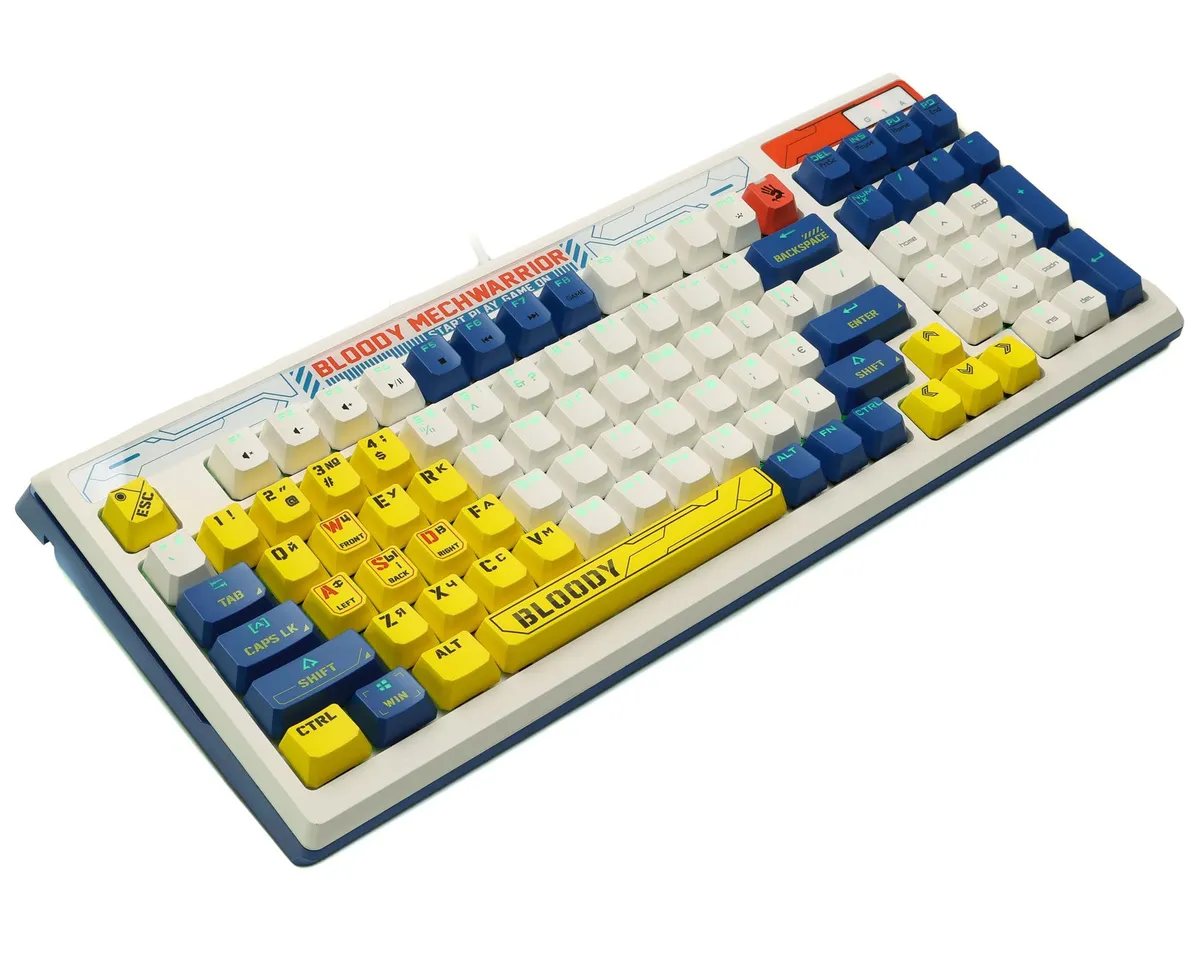 Клавіатура Bloody B950 RGB Warrior Blue - мініатюра 12