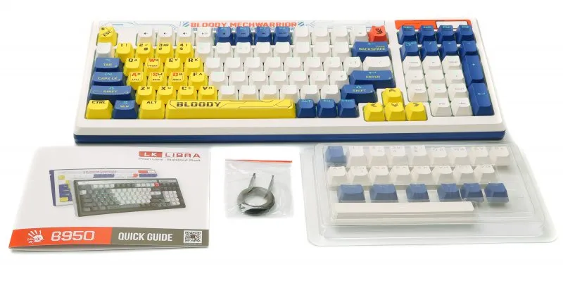 Клавіатура Bloody B950 RGB Warrior Blue - мініатюра 9
