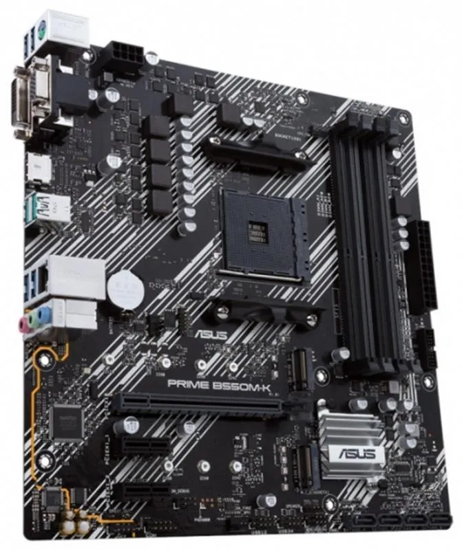 Материнська плата Asus Prime B550M-K Socket AM4 - мініатюра 2