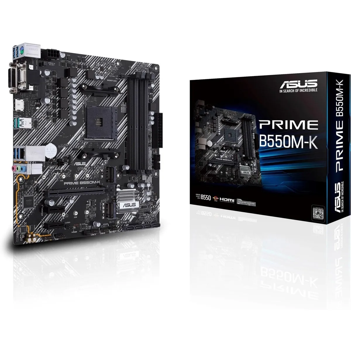 Материнська плата Asus Prime B550M-K Socket AM4 - мініатюра 5