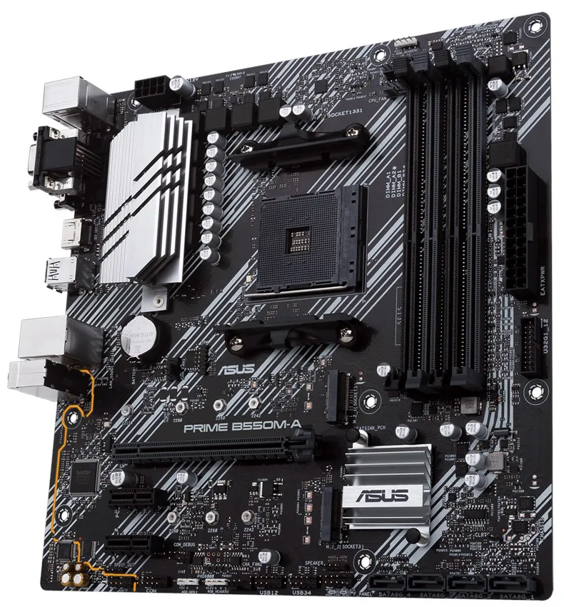 Материнська плата Asus Prime B550M-A Socket AM4 - мініатюра 2
