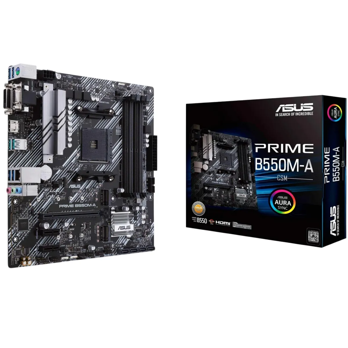 Материнська плата Asus Prime B550M-A Socket AM4 - мініатюра 5