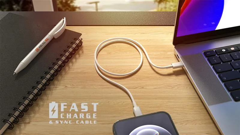 Кабель REAL-EL USB Type-C - Lightning (M/M), 2 м, White (EL123500058) - мініатюра 6