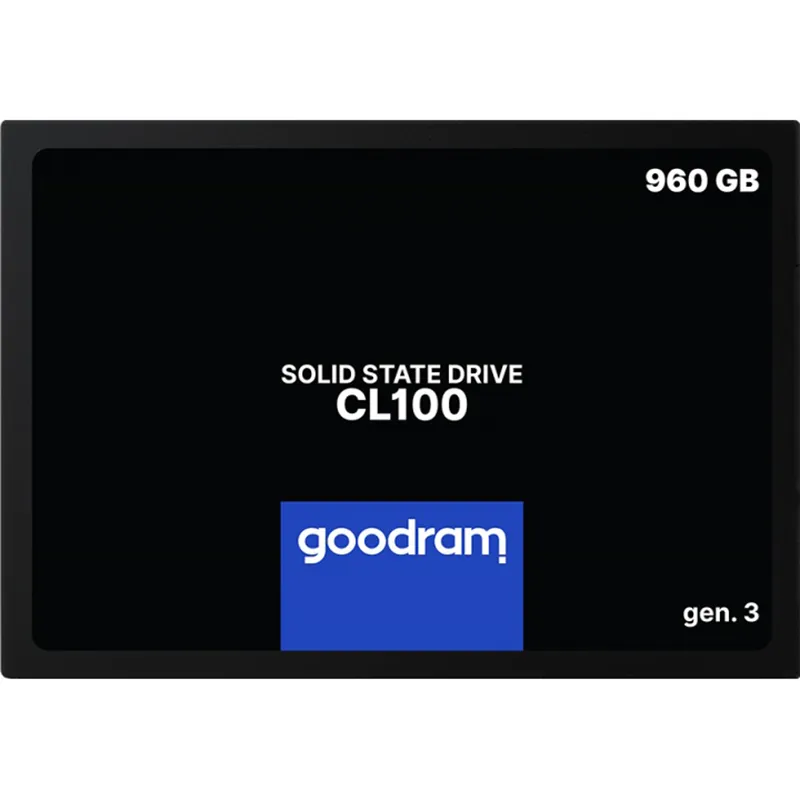 Накопичувач SSD  960GB Goodram CL100 GEN.3 2.5" SATAIII 3D TLC (SSDPR-CL100-960-G3) - зображення 1