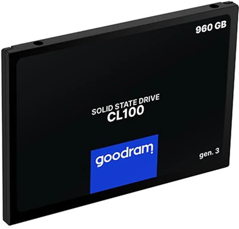 Накопичувач SSD  960GB Goodram CL100 GEN.3 2.5" SATAIII 3D TLC (SSDPR-CL100-960-G3) - мініатюра 3