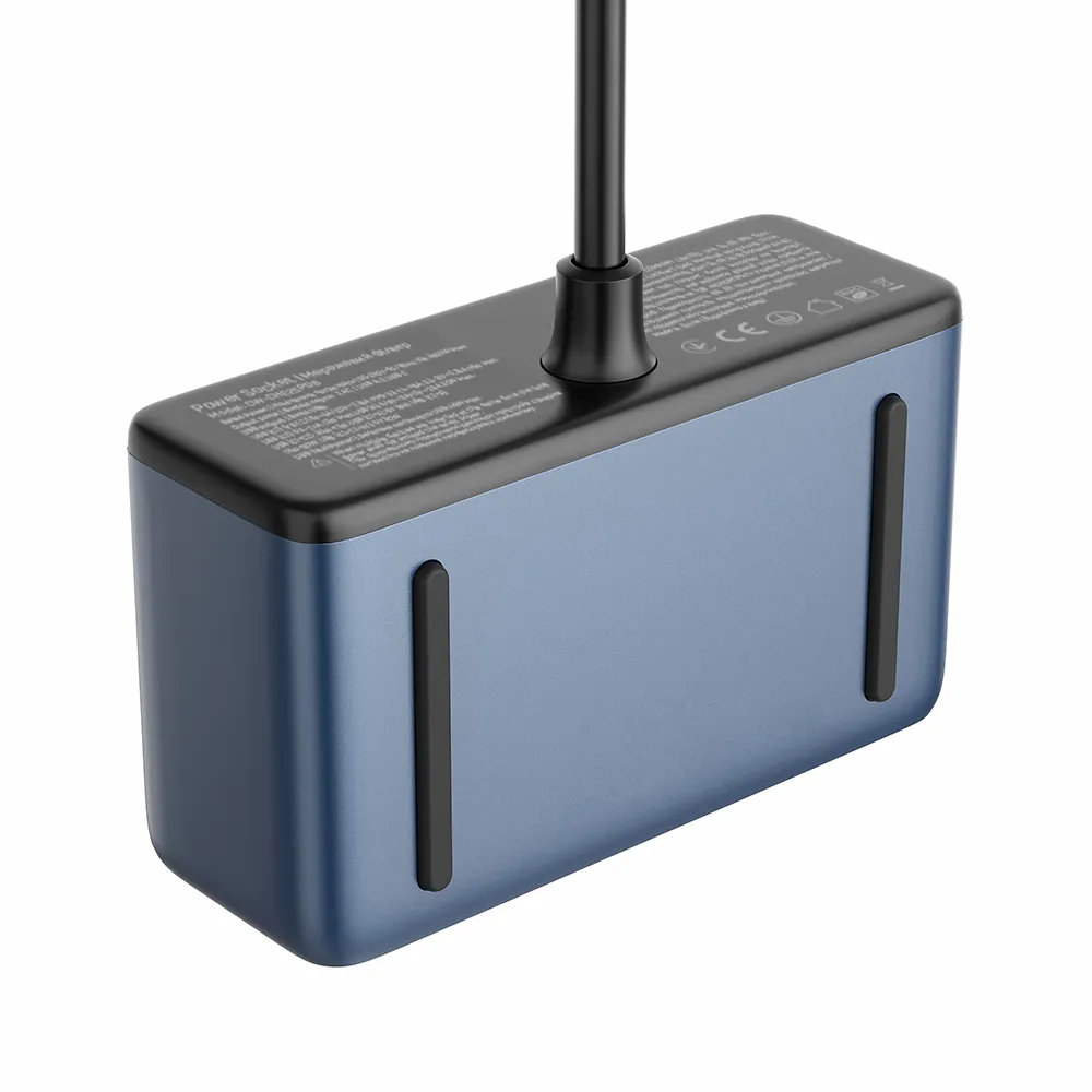 Фільтр живлення ColorWay CW-CHE25PDB 45W 2 розетки, 1xUSB-A 2xUSB-C, 2 м, синій - мініатюра 11
