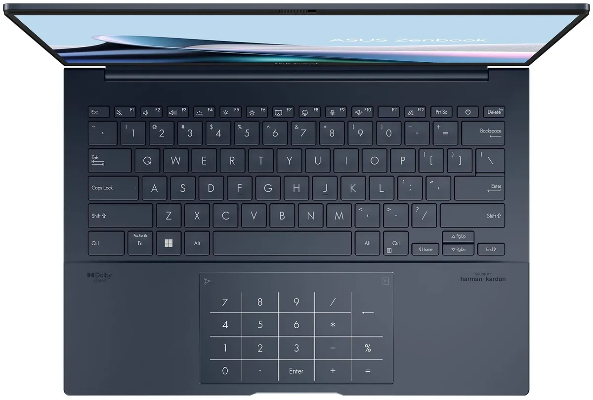 Ноутбук Asus Zenbook 14 OLED UX3405CA-QL290 (90NB14W3-M00BD0) Ponder Blue - мініатюра 2