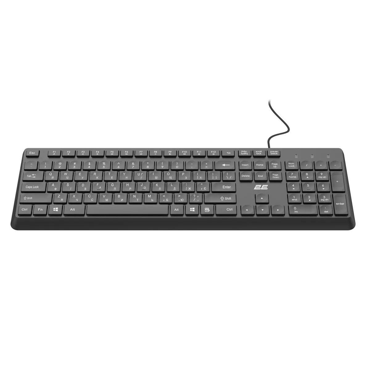 Клавіатура 2E KS405 Black (2E-KS405UBK_UA) - мініатюра 4