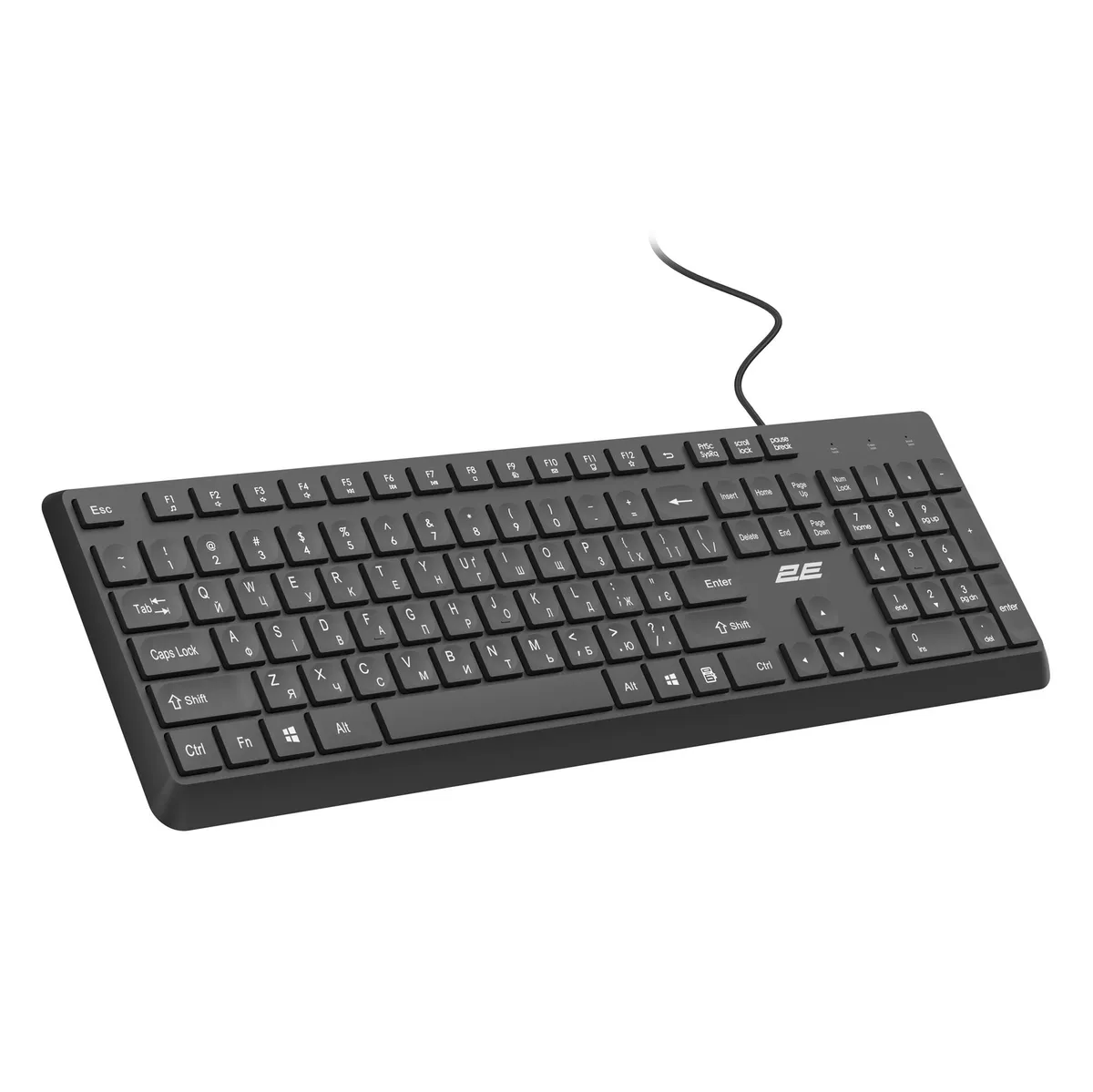 Клавіатура 2E KS405 Black (2E-KS405UBK_UA) - мініатюра 5