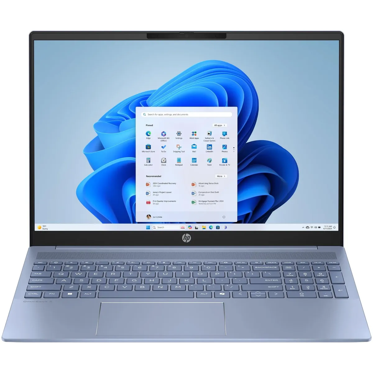 Ноутбук HP OmniBook 5 16-af1031ua (D16J1EA) Blue - зображення 1