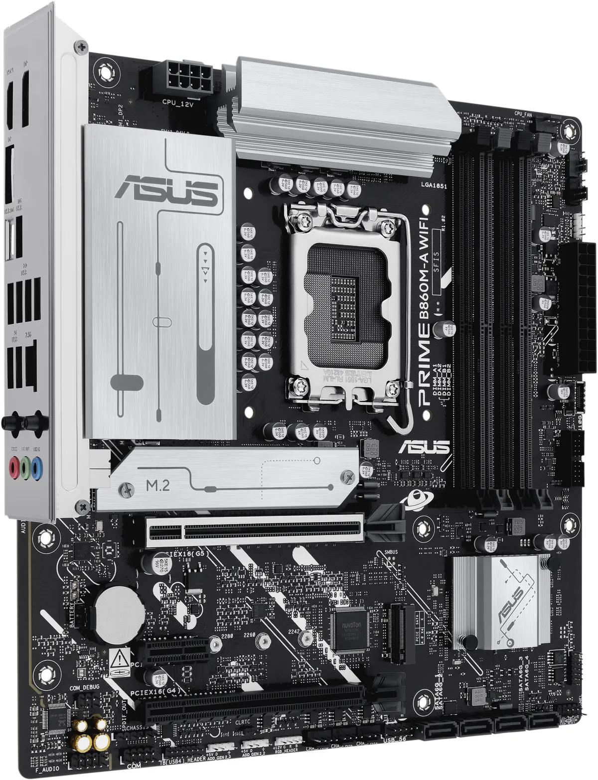 Материнська плата Asus Prime B860M-A WiFi Socket 1851 - мініатюра 4