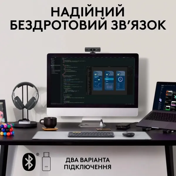 Bluetooth-гарнітура Logitech Zone Vibe Wireless UC Graphite (981-001199) - мініатюра 10