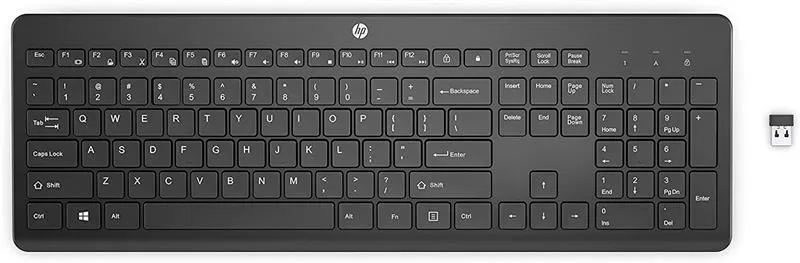 Клавіатура беспроводная HP 230 WL Black (3L1E7AA) - мініатюра 4