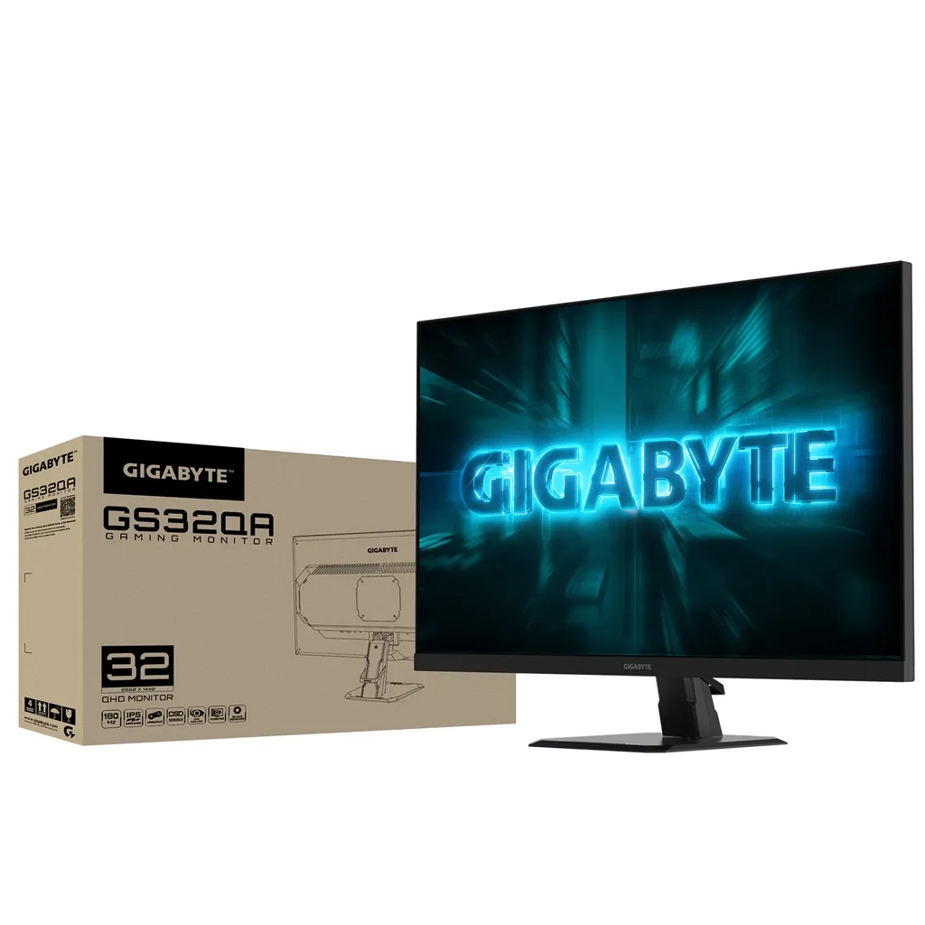 Монітор Gigabyte 31.5" GS32QA IPS Black 180Hz - мініатюра 2