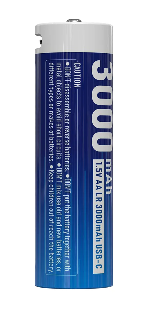 Акумулятор XTAR AA/HR06 Li-ion USB-C 3000 mAh 4 шт. - зображення 1