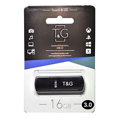 Флеш-накопичувач USB3.0 16GB T&G 011 Classic Series Black (TG011-16GB3BK) - зображення 1