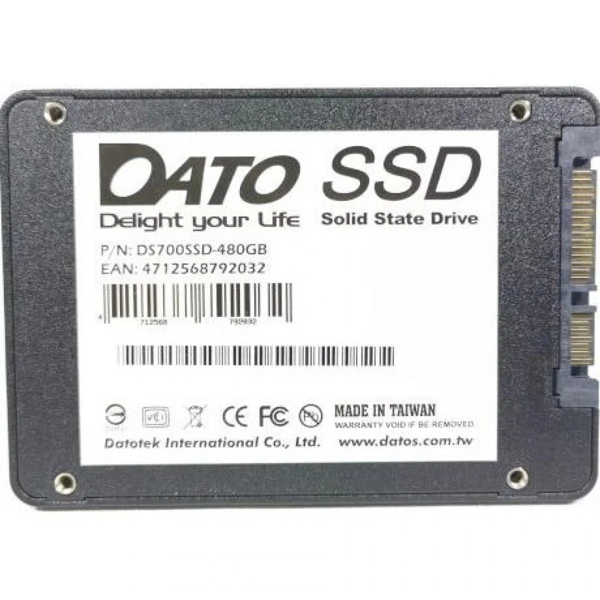 Накопичувач SSD   480GB Dato DS700 2.5" SATAIII TLC (DS700SSD-480GB) - мініатюра 5