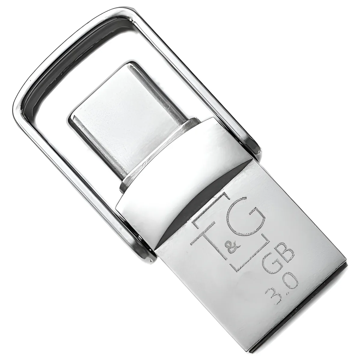 Флеш-накопичувач USB3.0 16GB Type-C T&G 104 Metal Series Silver (TG104TC-16G3) - мініатюра 3