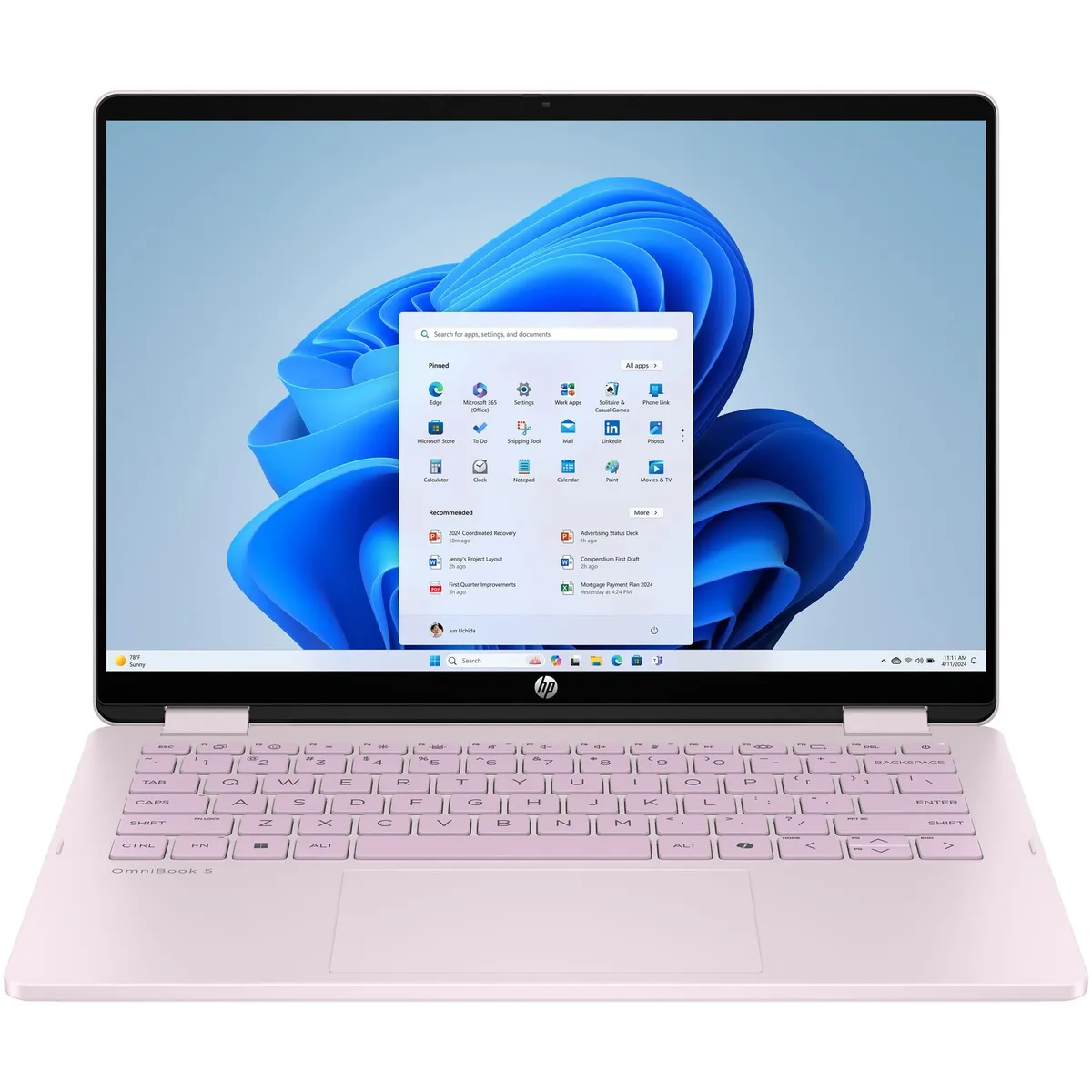 Ноутбук HP OmniBook 5 Flip 14-fp0032ua (C9RR7EA) Pink - зображення 1