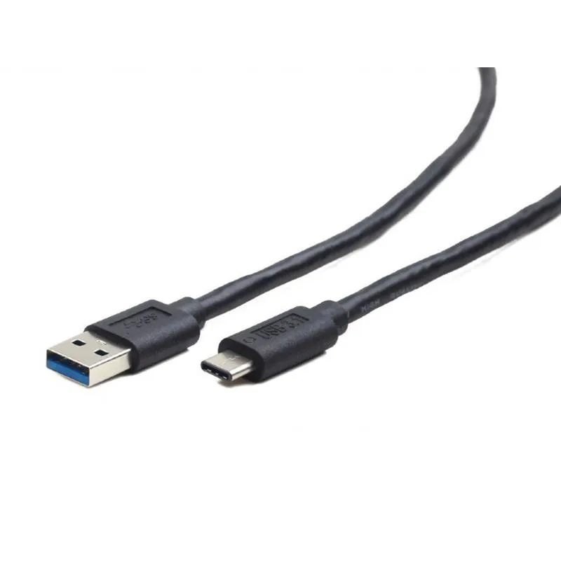 Кабель Cablexpert USB - USB Type-C V3.0 (M/M), 0.5 м, преміум, чорний (CCP-USB3-AMCM-0.5M) - мініатюра 2