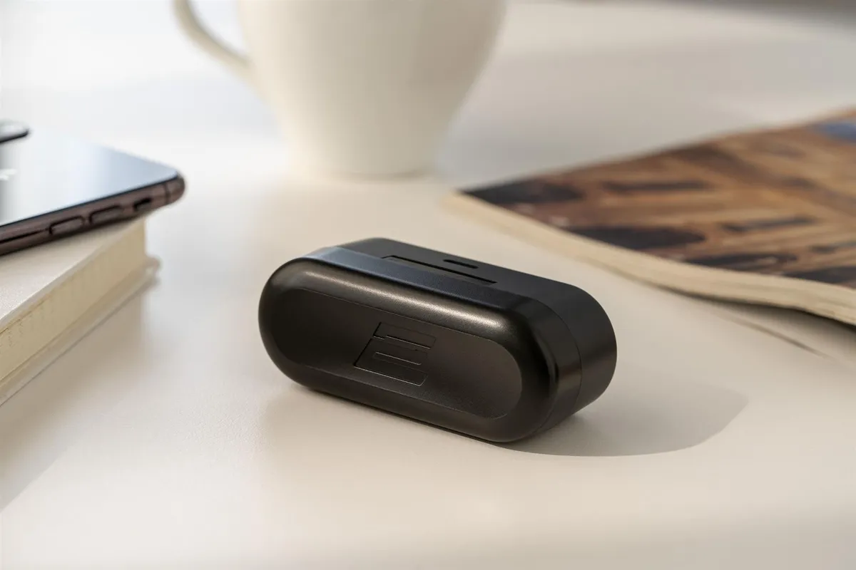 Bluetooth-гарнітура 2E Novem Pro Black (2E-EBTWNPBK) - зображення 1