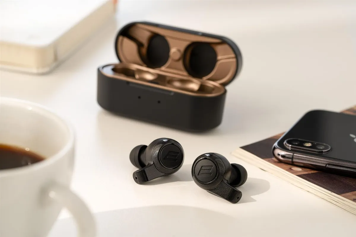 Bluetooth-гарнітура 2E Novem Pro Black (2E-EBTWNPBK) - мініатюра 2