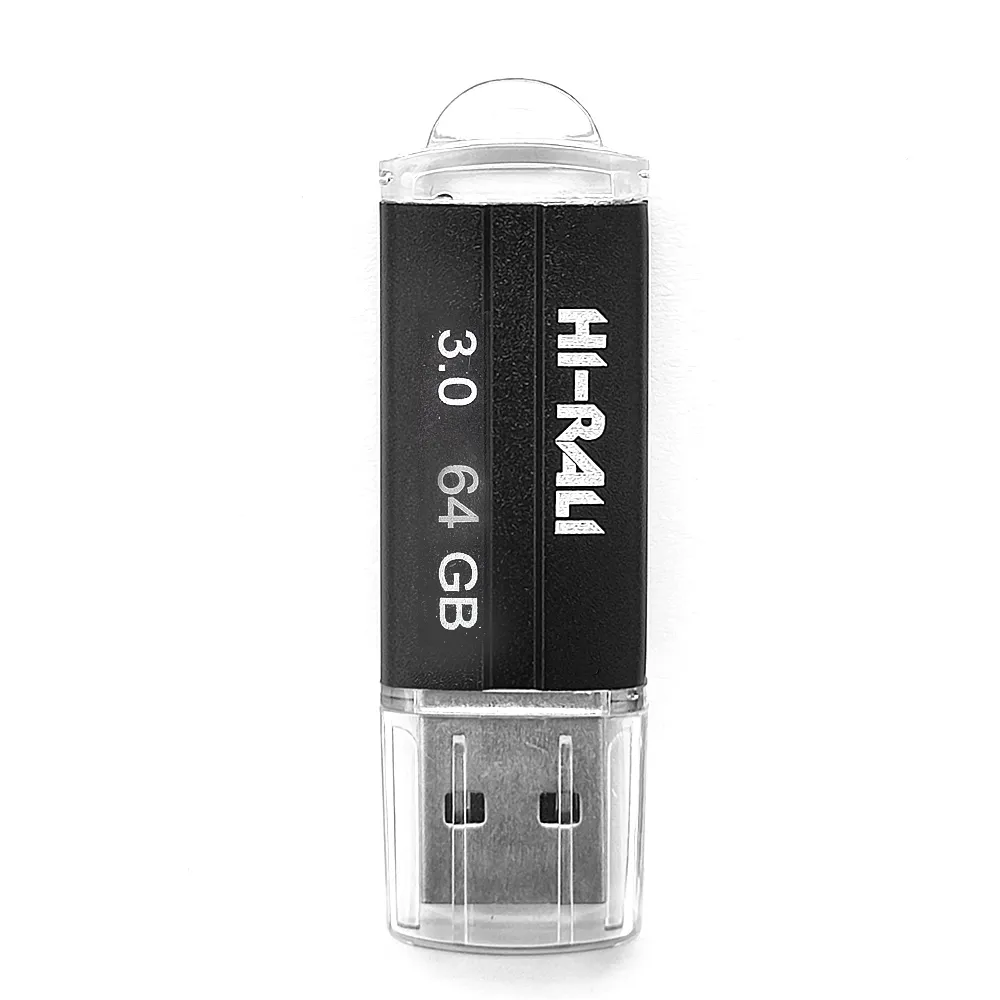 Флеш-накопичувач USB3.0 64GB Hi-Rali Corsair Series Black (HI-64GB3CORBK) - зображення 1
