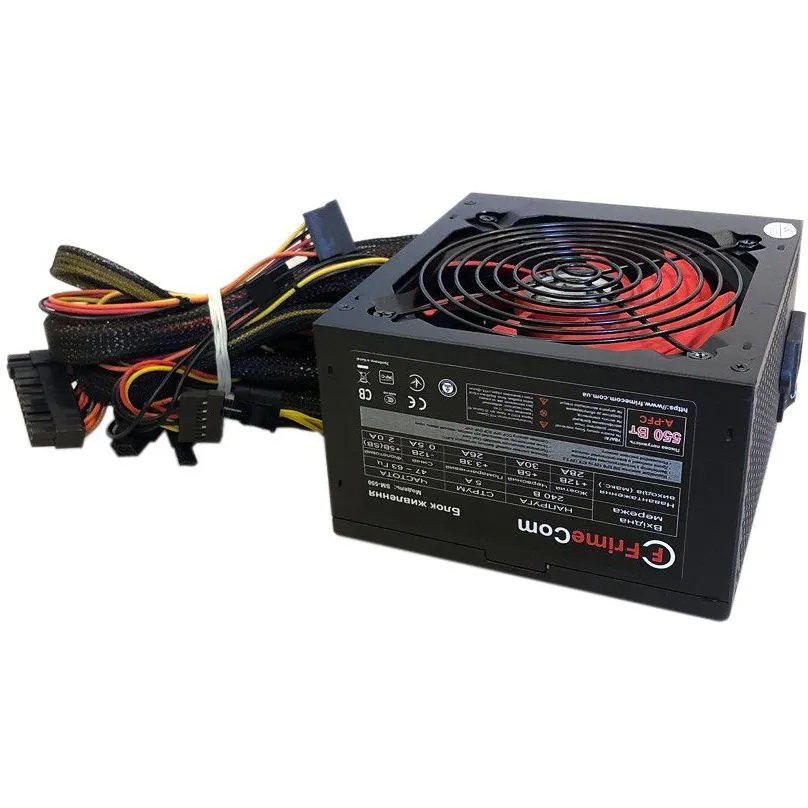 Блок живлення FrimeCom SM550 550W, 12см, без кабеля живлення - зображення 1