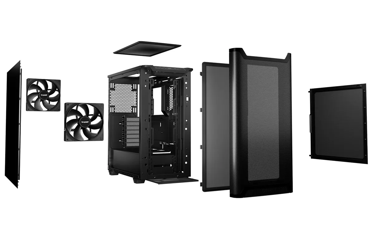 Корпус be quiet! Pure Base 501 Airflow Black (BG074) без БЖ - мініатюра 4