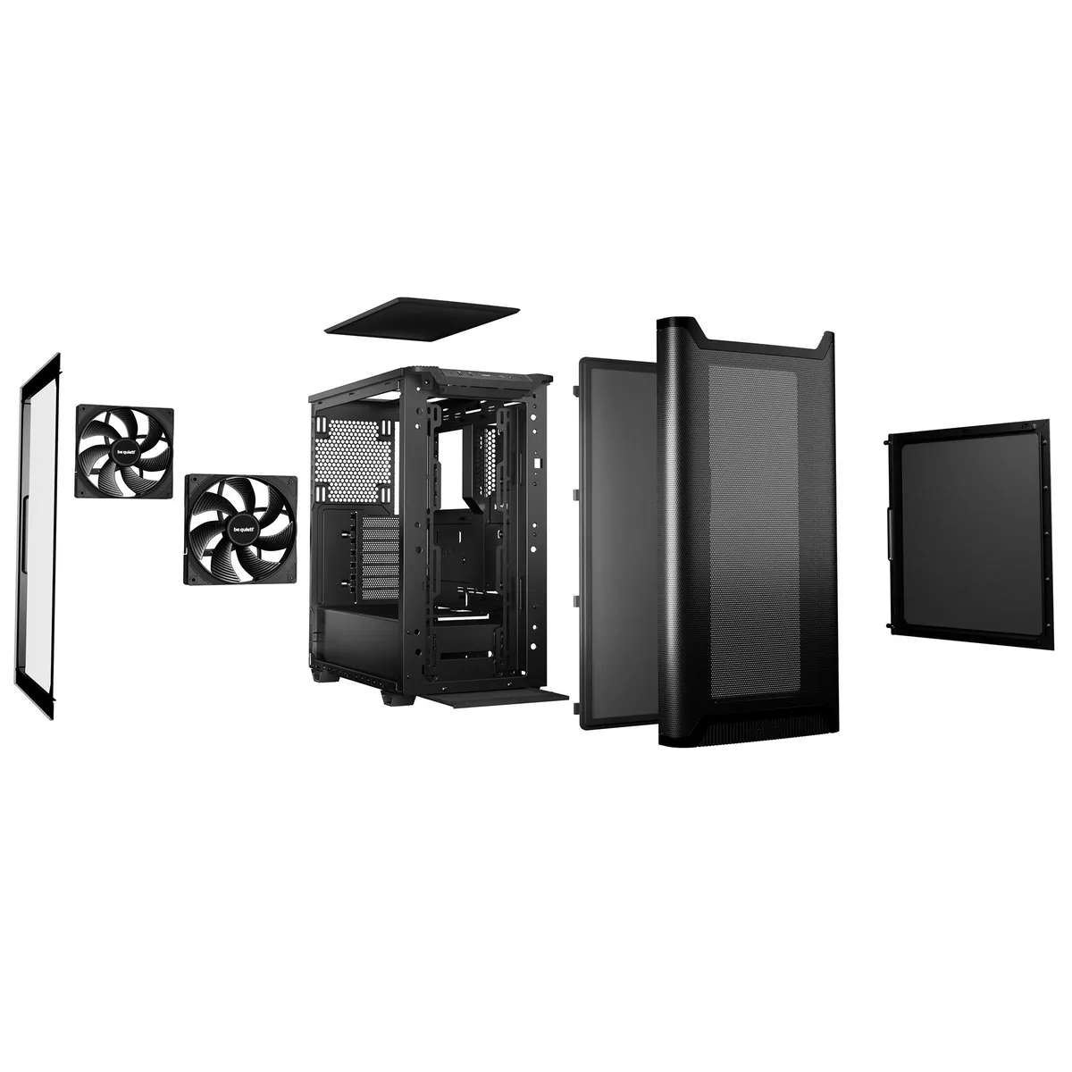 Корпус be quiet! Pure Base 501 Airflow Window Black (BGW74) - мініатюра 6