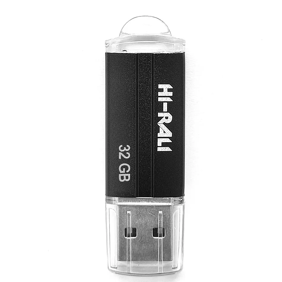 Флеш-накопичувач USB 32GB Hi-Rali Corsair Series Black (HI-32GBCORBK) - зображення 1