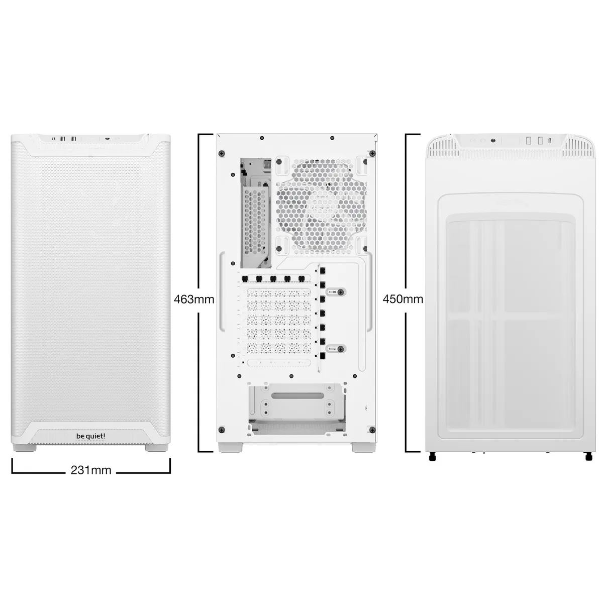Корпус be quiet! Pure Base 501 LX White (BGW79) - мініатюра 8