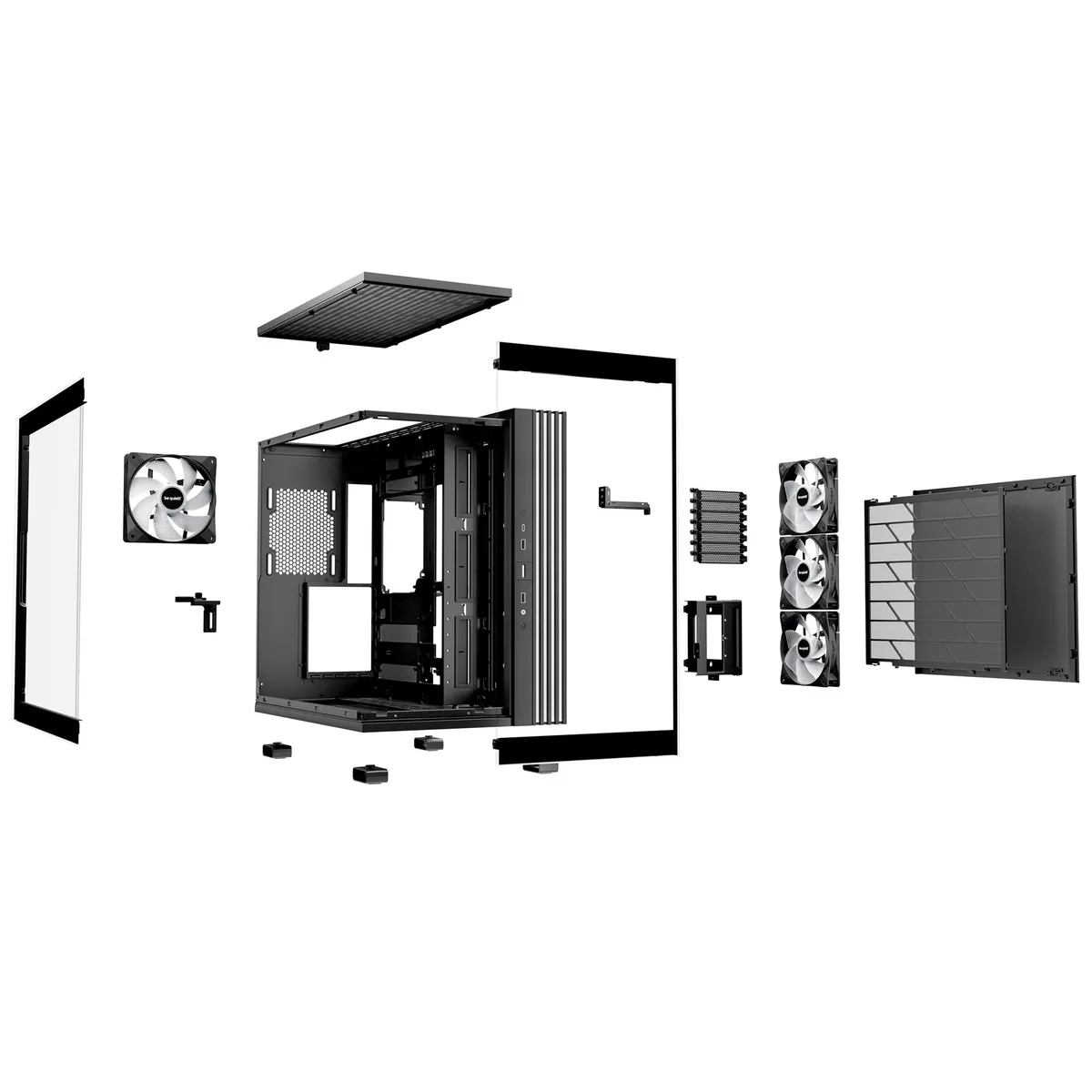 Корпус be quiet! Light Base 600 LX Black (BGW67) - мініатюра 7