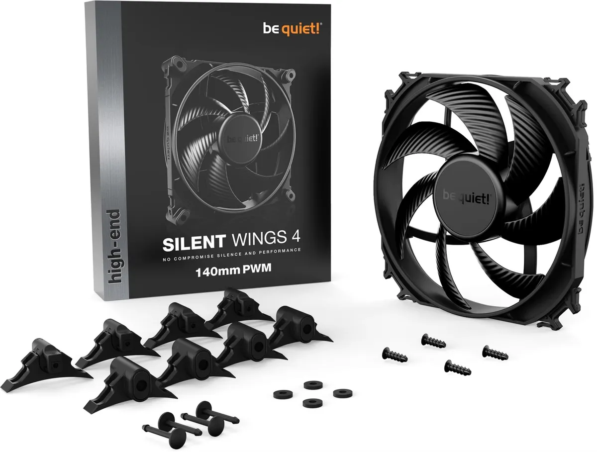 Вентилятор be quiet! Silent Wings 4 140mm PWM Black (BL096) - мініатюра 4
