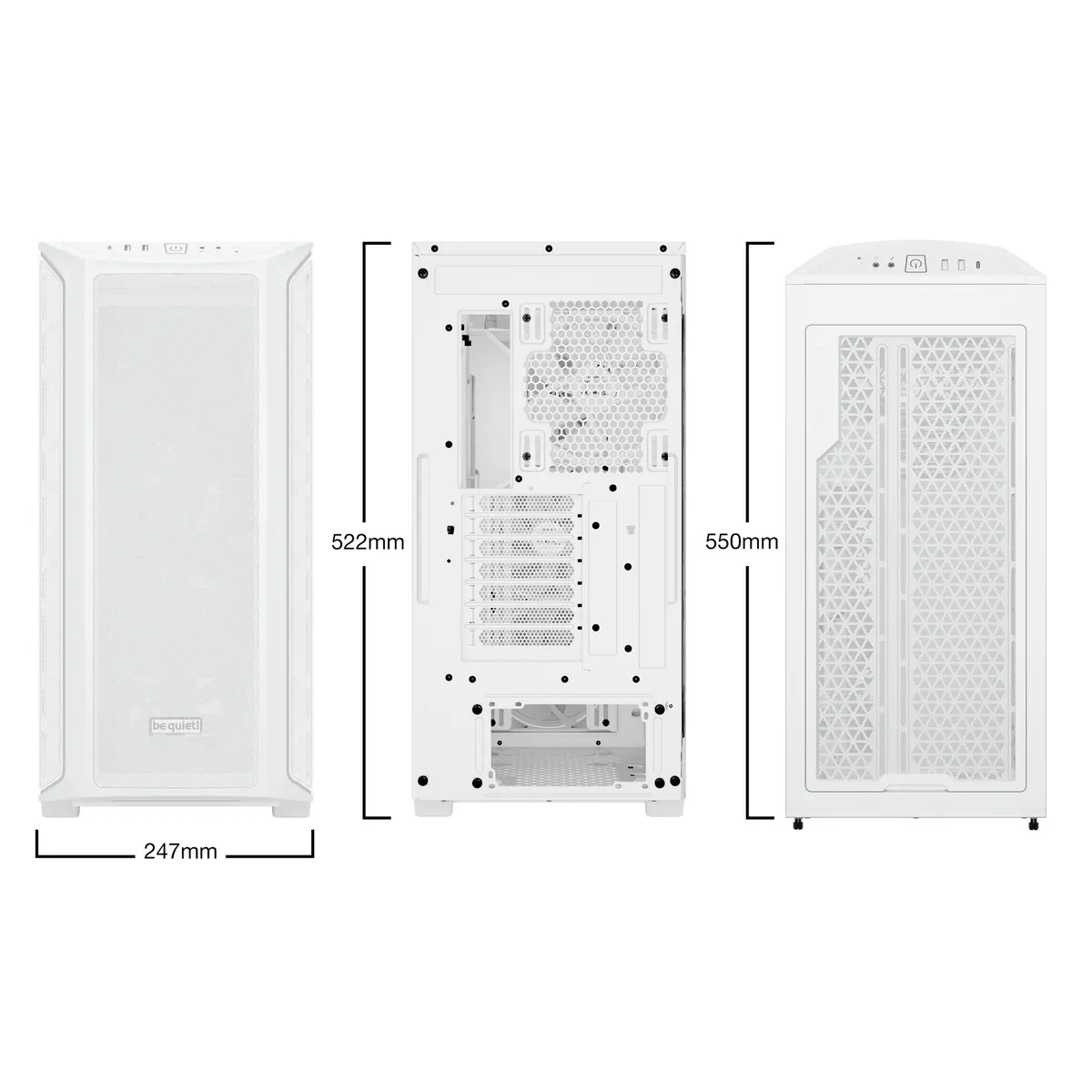 Корпус be quiet! Shadow Base 800 FX White (BGW64) - мініатюра 2