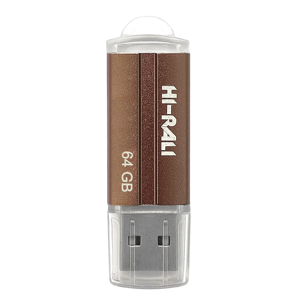 Флеш-накопичувач USB 64GB Hi-Rali Corsair Series Bronze (HI-64GBCORBR) - зображення 1