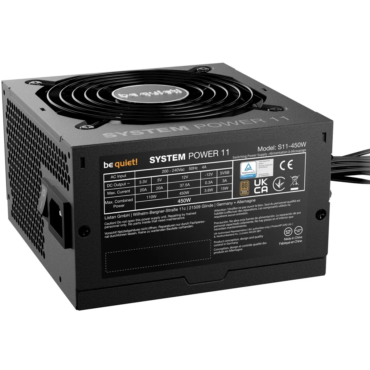 Блок живлення be quiet! System Power 11 450W (BP009EU) - мініатюра 5