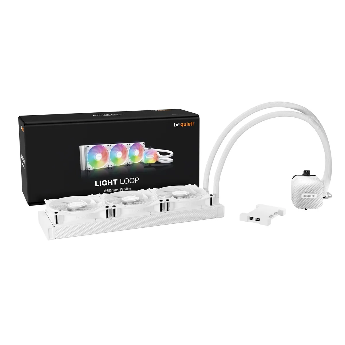 Система водяного охолодження be quiet! Light Loop 360mm White (BW023) - мініатюра 3