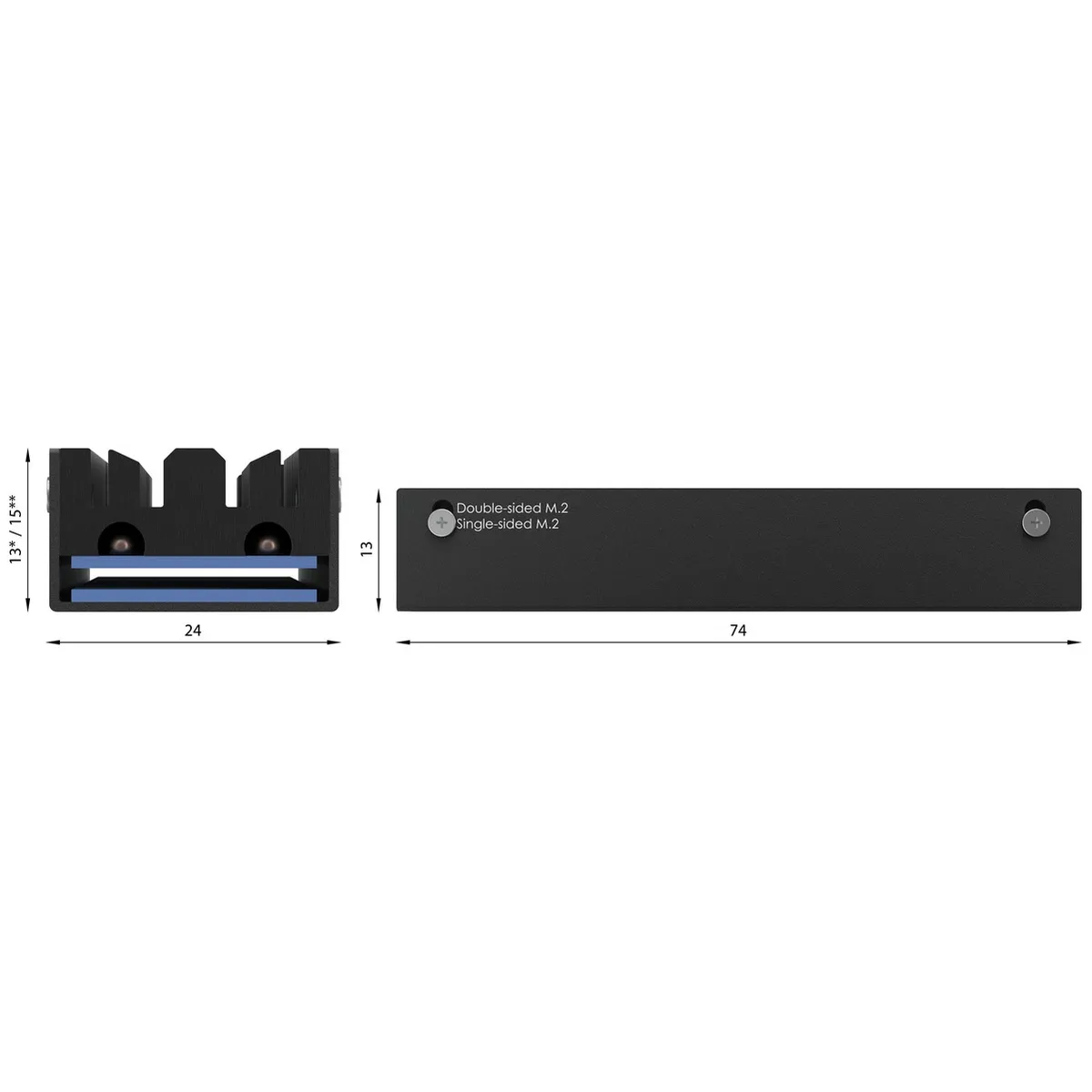 Радіатор охолодження для SSD be quiet! MC1 Pro (BZ003) - мініатюра 2
