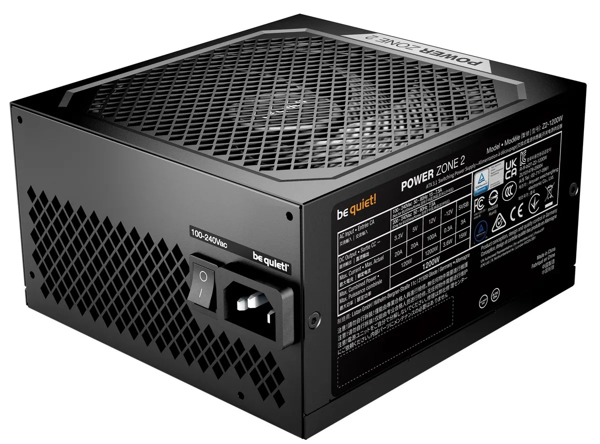 Блок живлення be quiet! Power Zone 2 1200W (BP030EU) - мініатюра 4