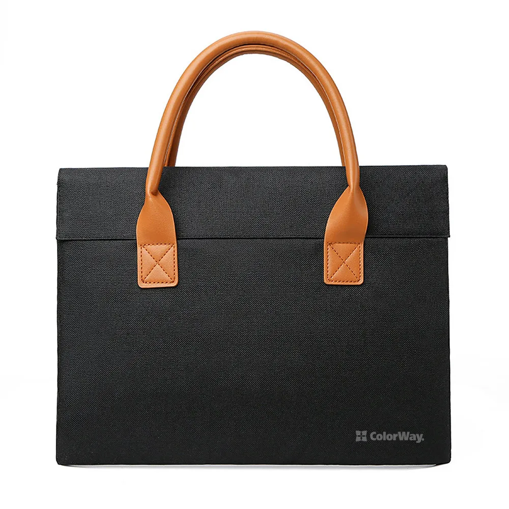 Сумка для ноутбука ColorWay Stylish 15.6 Black (CW-LBS156-BK) - мініатюра 2