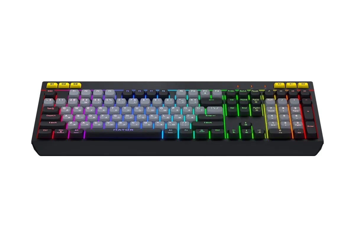 Клавіатура Hator Icefall Black (HTK401UA) - мініатюра 2