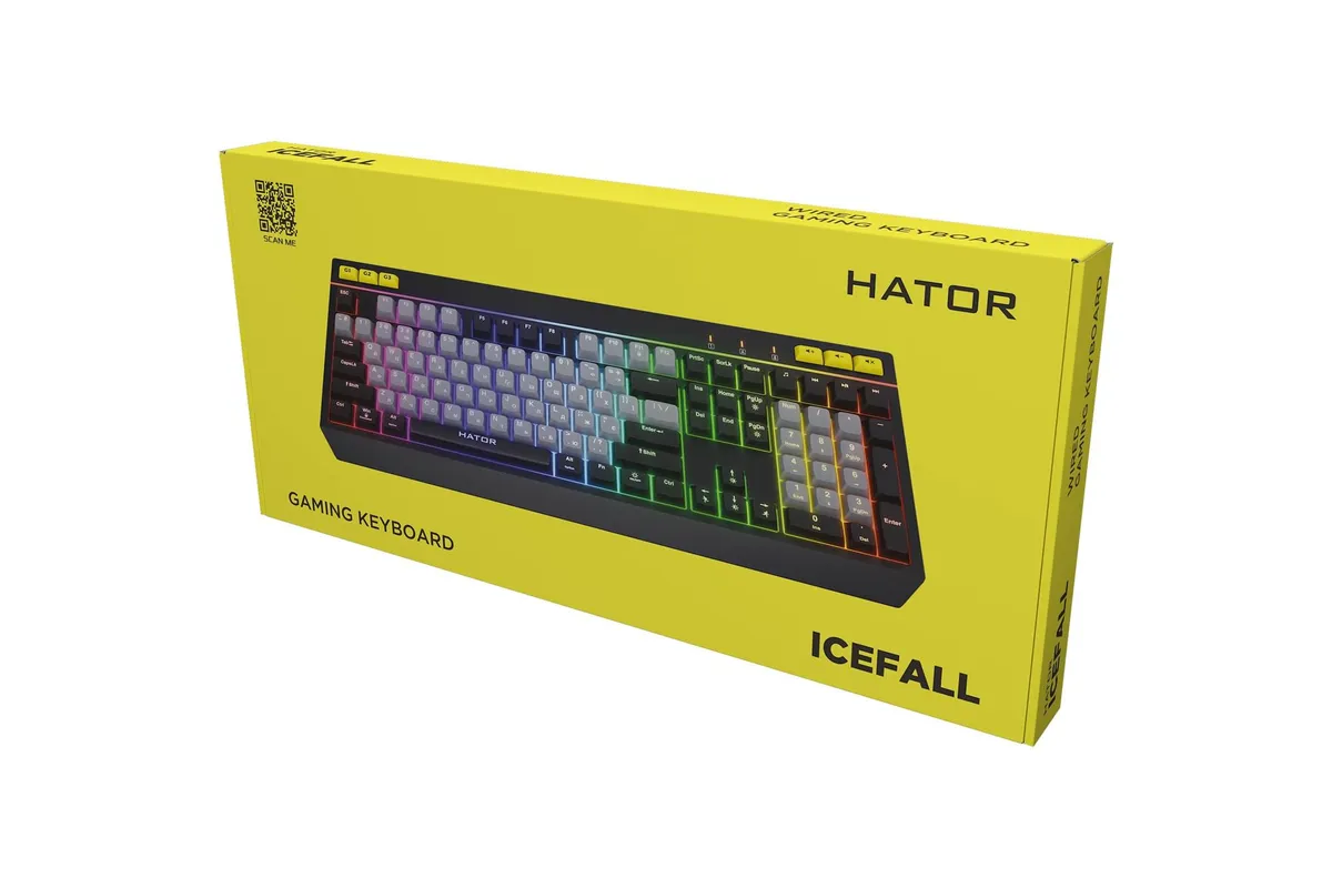 Клавіатура Hator Icefall Black (HTK401UA) - мініатюра 6
