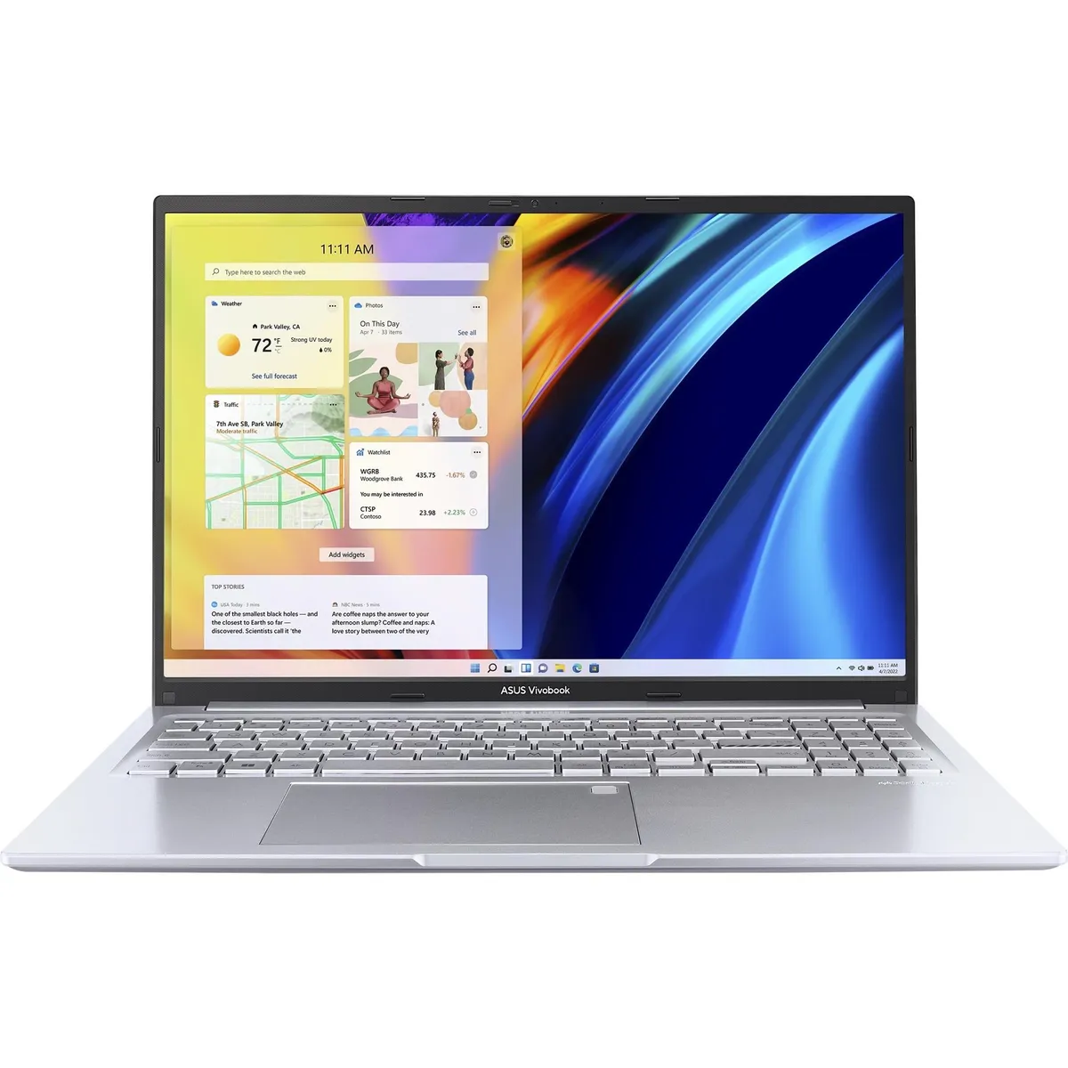 Ноутбук Asus Vivobook 16 OLED M1605NAQ-SH056 (90NB1832-M00200) Cool Silver - зображення 1