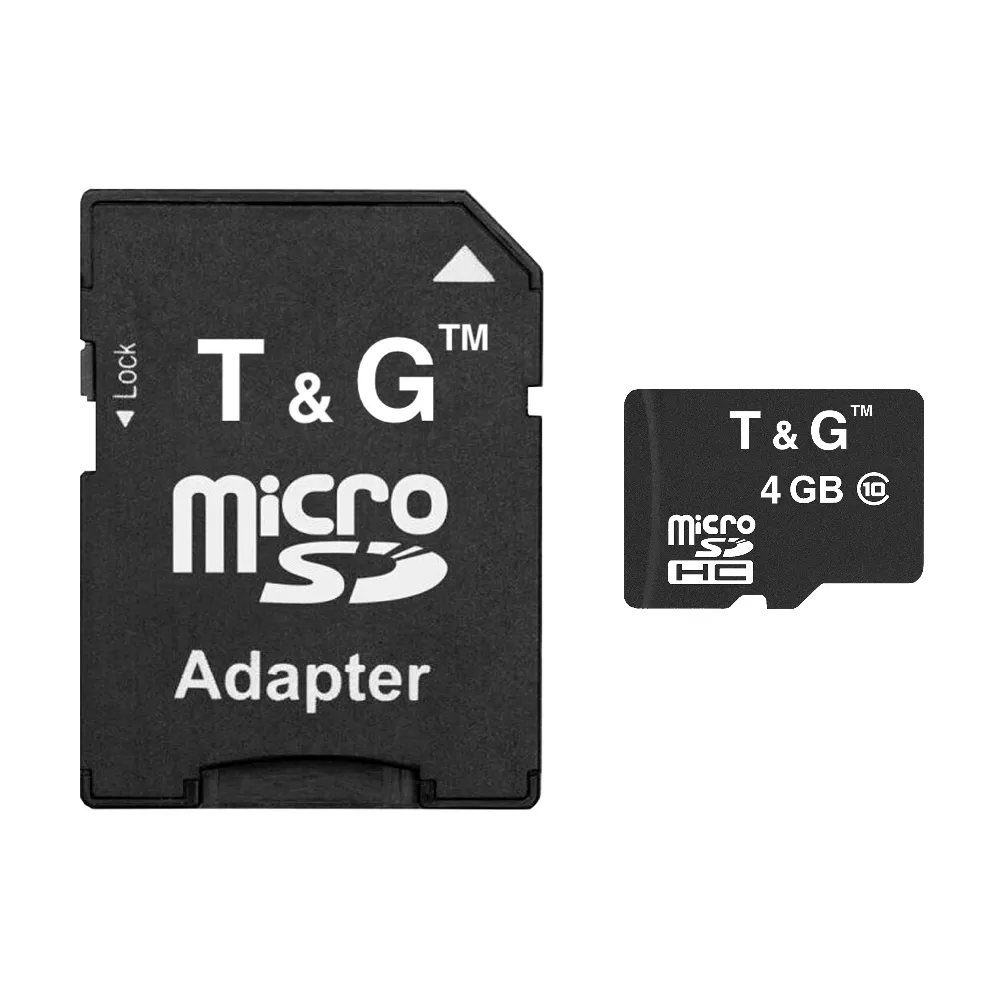 Карта пам`яті MicroSDHC 4GB Class 10 T&G + SD-adapter (TG-4GBSDCL10-01) - зображення 1
