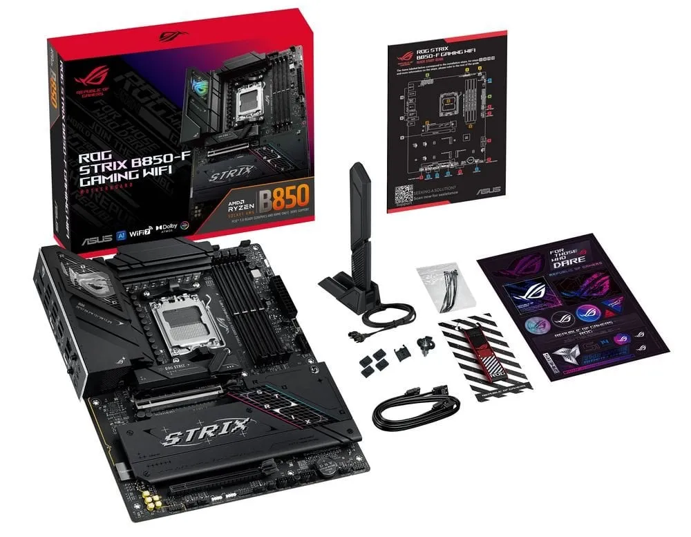 Материнська плата ASUS ROG STRIX B850-F GAMING WIFI - мініатюра 10